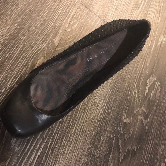 Ladies high heel black shoe - Picture 2 of 4